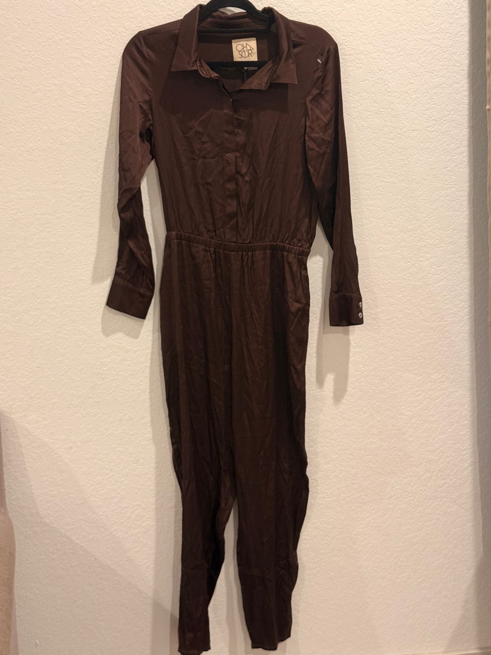 Chaser Brown‎ Long-Sleeve Jumpsuit